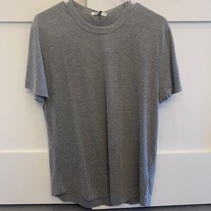 BUCK MASON TRI-BLEND HEATHER GRAY TEE SHIRT